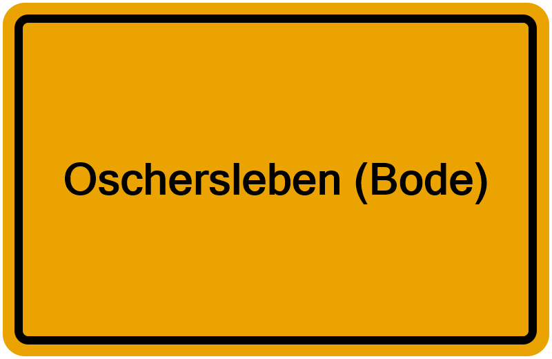 Handelsregister Oschersleben (Bode)